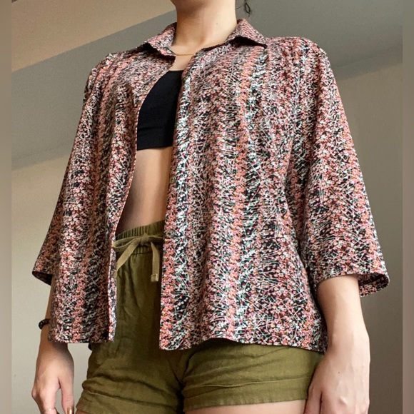 🦋 2/$20 Vintage floral button down - Picture 4 of 9